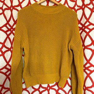 Mustard Forever 21 Sweater